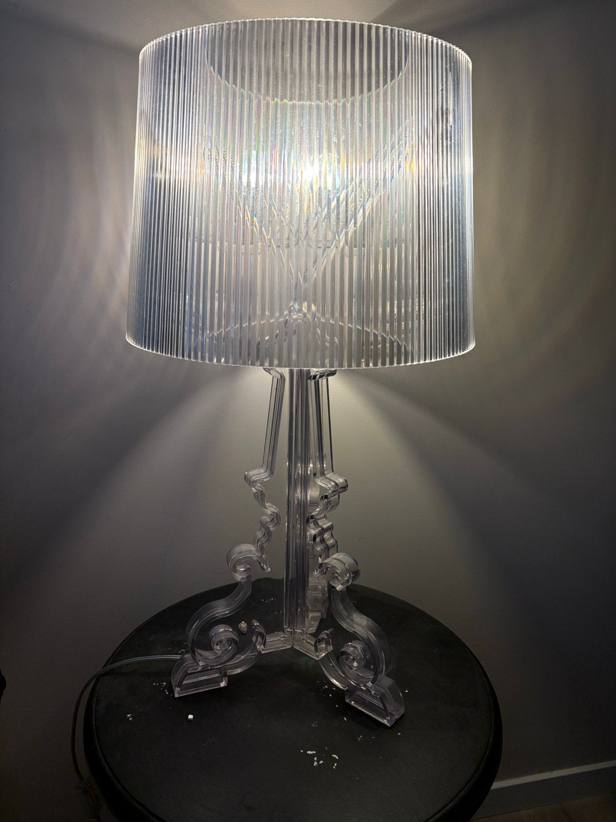 Kartell Bourgie Tafellamp - Transparant Design, Met schakelaar, Overige merken, Kunststof, E14 (klein)