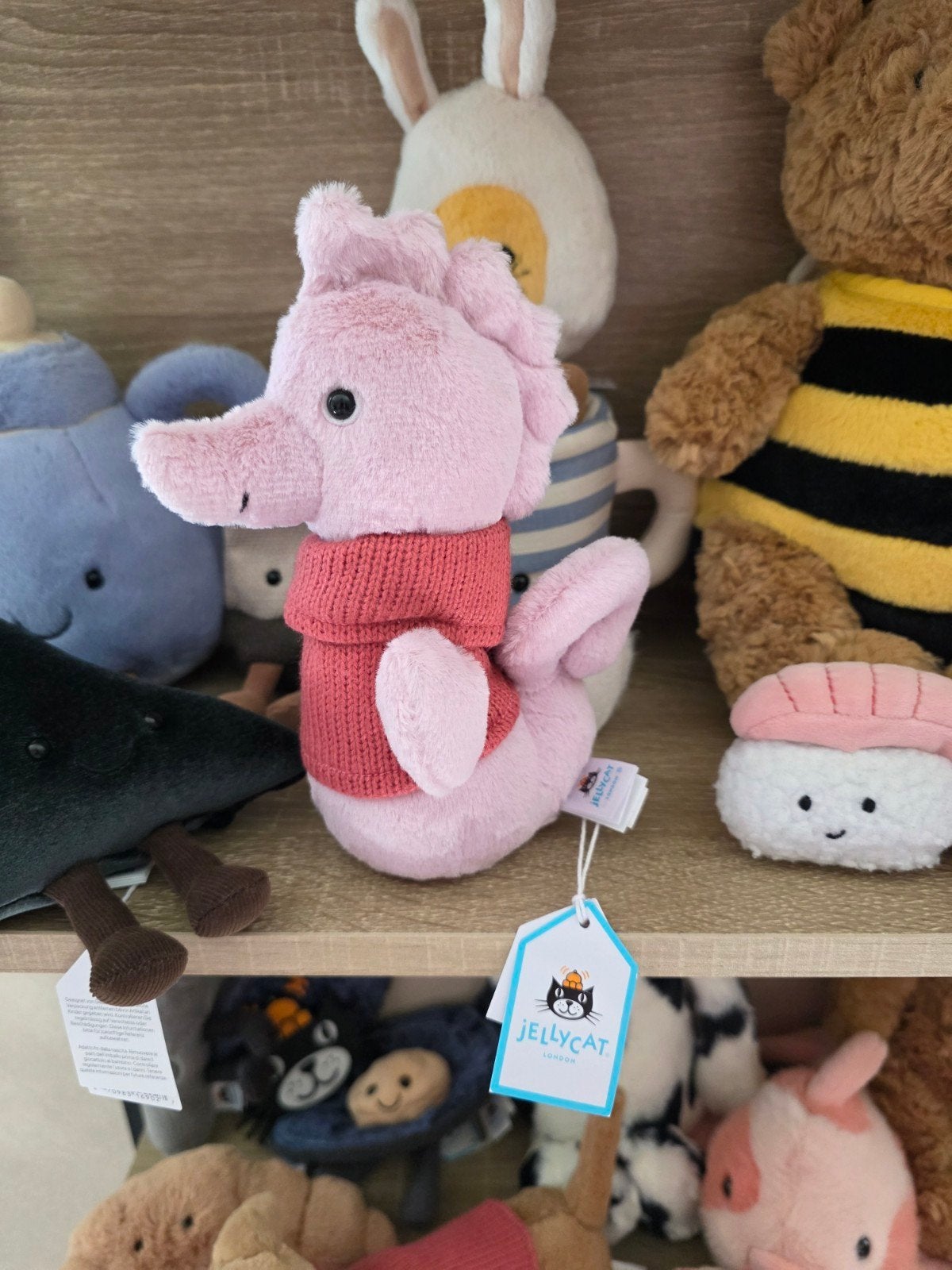 jellycat cozy crew seahorse, Ophalen of Verzenden, Overige typen