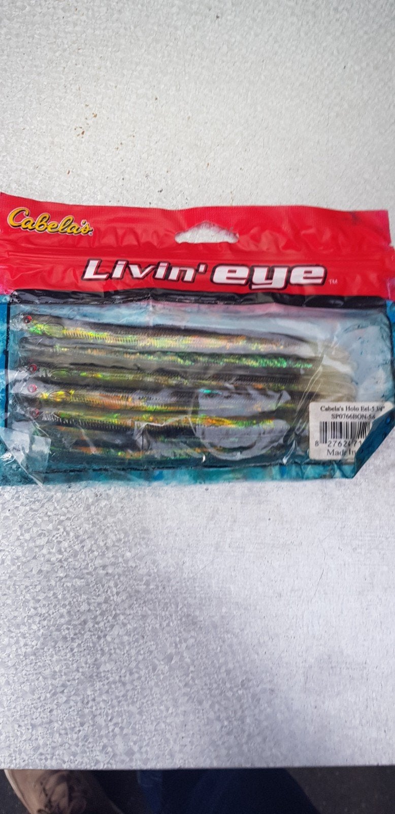 holo eel 10 stuks cabela,s voor de zeebaars en roofvis, Ophalen of Verzenden, Nieuw, Overige typen