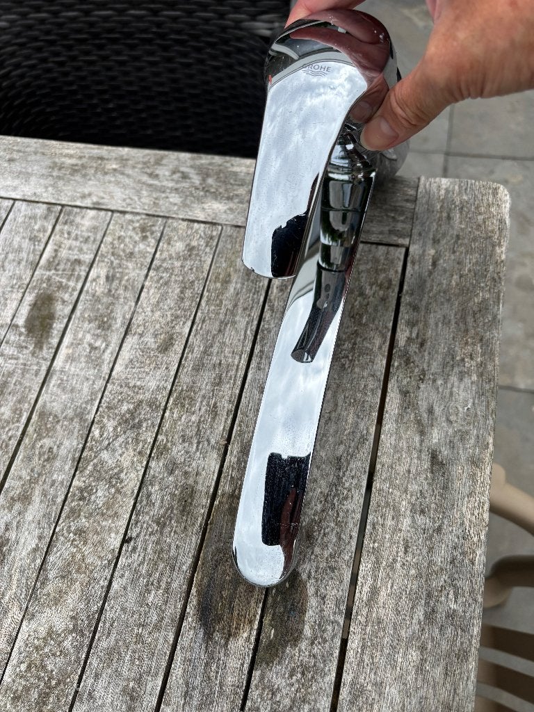 Mooie Grohe kraan in goede staat, Ophalen, Zo goed als nieuw, Rvs, Kraan