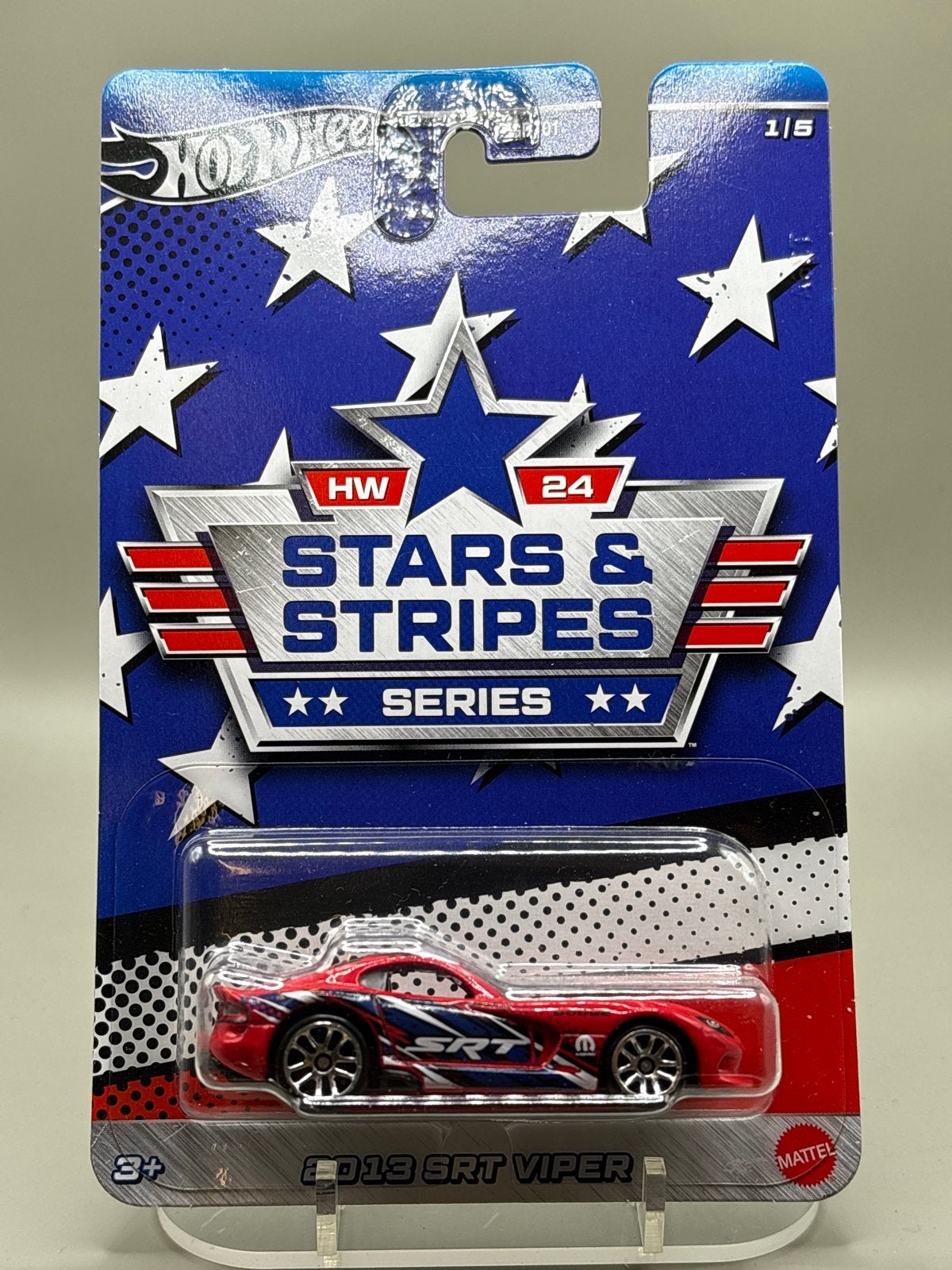 Hot Wheels Stars & Stripes Series 2024 - Complete set van 5, Auto, Nieuw, Ophalen of Verzenden, Mattel
