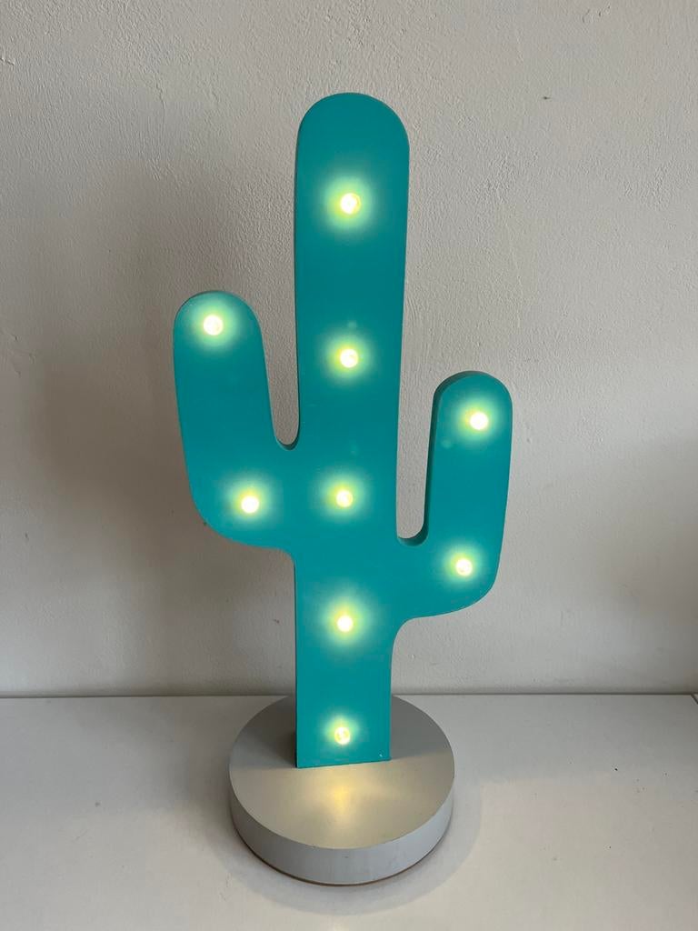 Cactus  met verlichting, Ophalen of Verzenden, Zo goed als nieuw