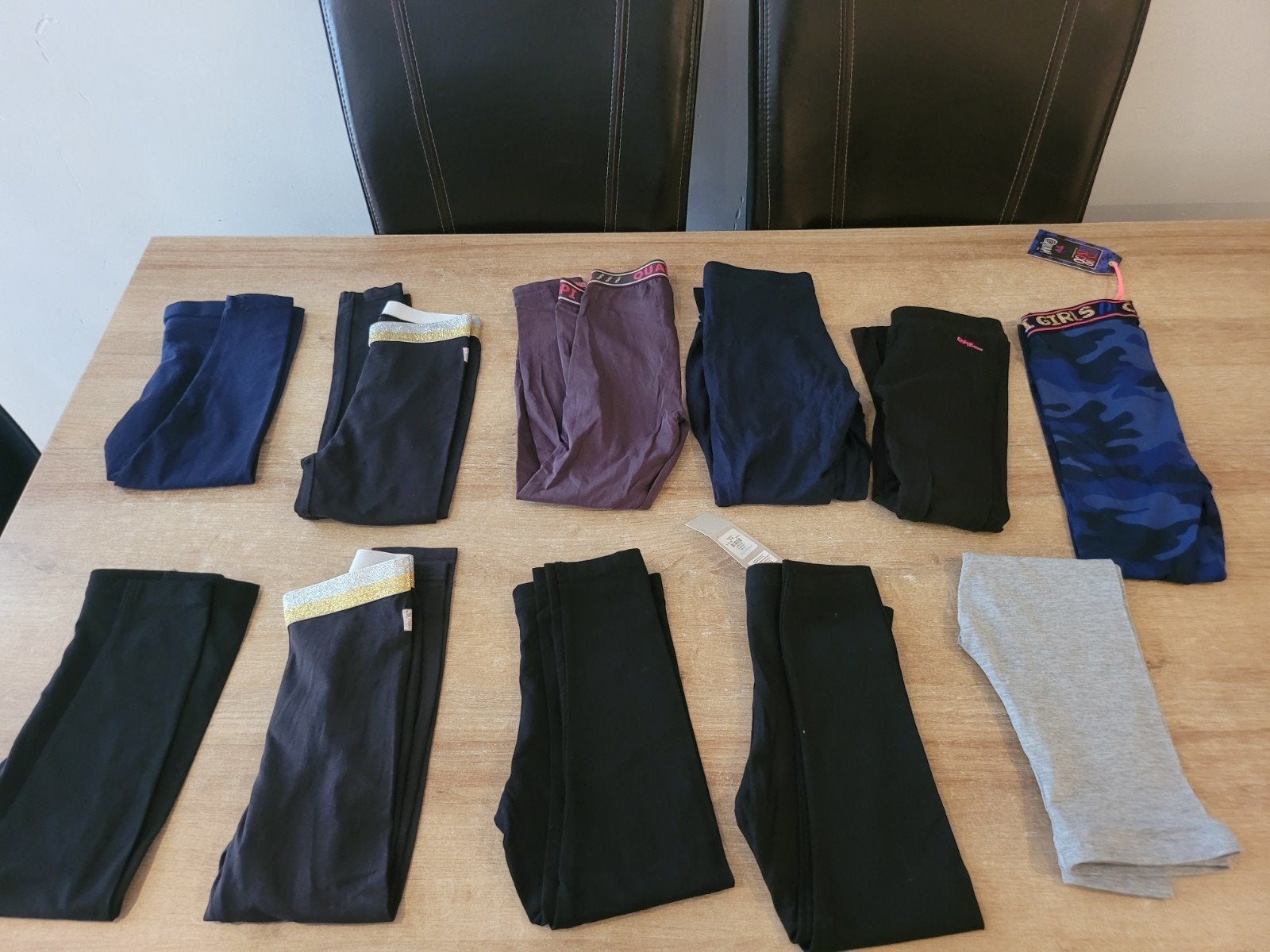 Leggings meisjes maat 110/116 (set van 10), Broek, Gebruikt, Meisje, Ophalen of Verzenden