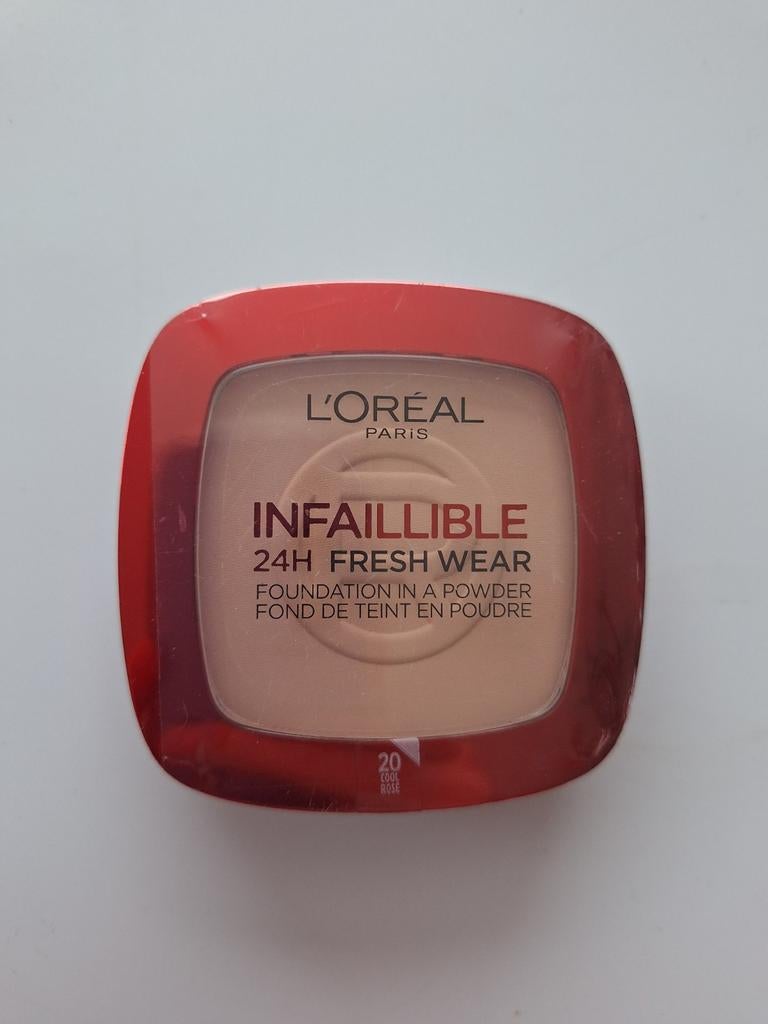 L'Oréal Paris infaillible powder foundation
Nieuw, L'Oréal Paris, Gevondenengemaakt@gmail.com, Gehele gezicht, Beige