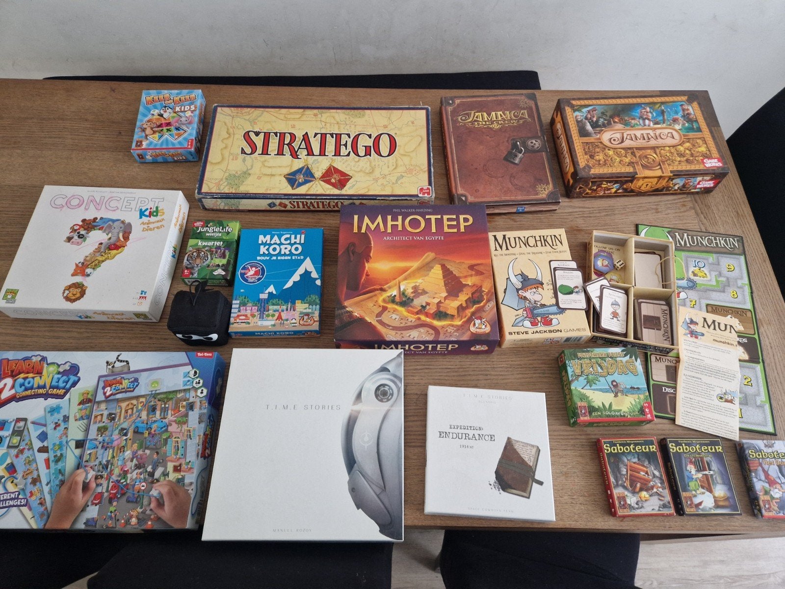 Diverse bordspellen, Ophalen, Gebruikt
