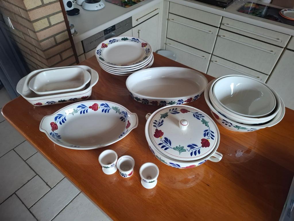 Boerenbont servies, Antiek en Kunst, Ophalen