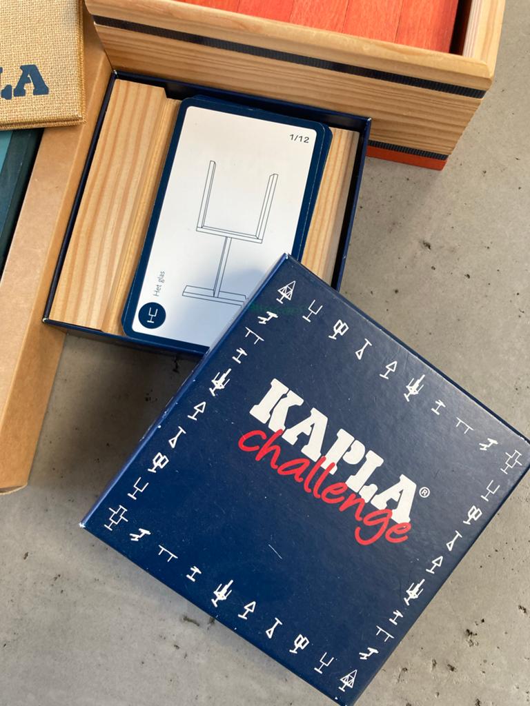 Oranje Kapla blokken met Kapla Challenge spel, Kinderen en Baby's, Speelgoed | Educatief en Creatief, Ophalen of Verzenden, Zo goed als nieuw