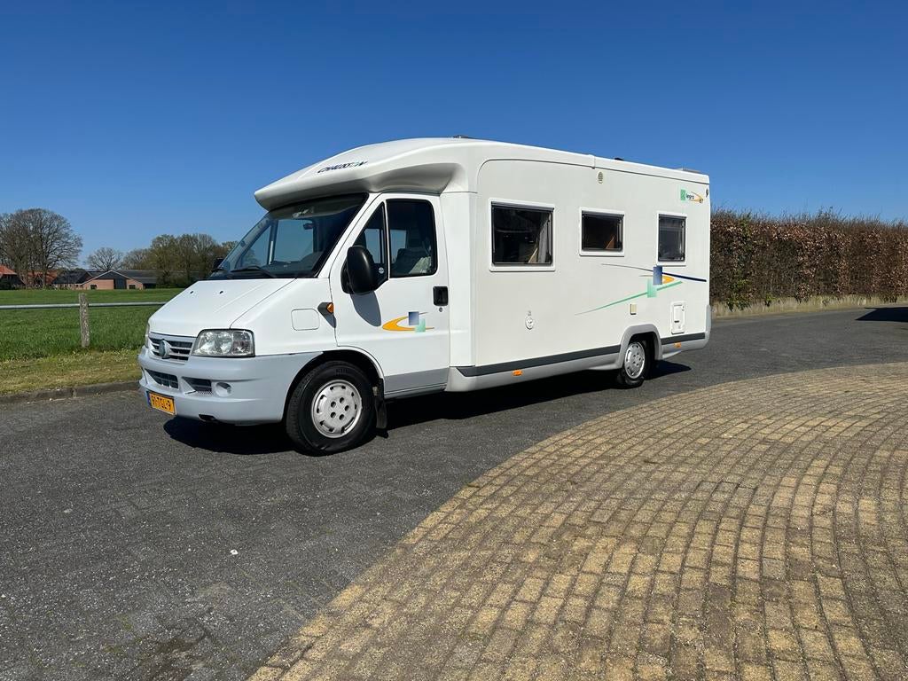 Fiat Chausson 67 - camper, Fiat, 6 tot 7 meter, Koelkast, Half-integraal