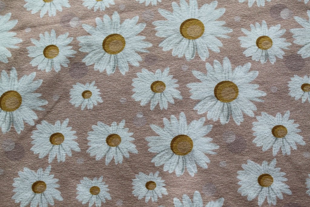 Tricot katoen madeliefje, Overige materialen, Meerkleurig, Nieuw, Ophalen of Verzenden