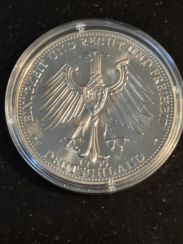 Duitse  munt  uit 1989, Postzegels en Munten, Munten | Nederland, Ophalen of Verzenden, Vóór koninkrijk, Euro's