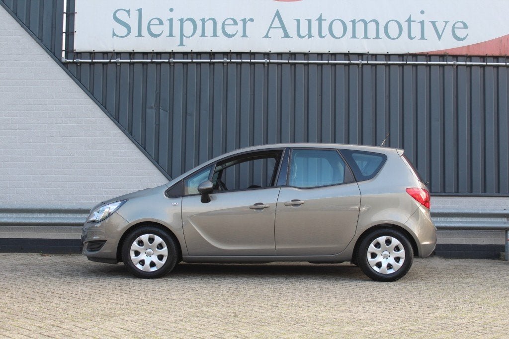 Opel MERIVA 1.4  Essentia-100PK - 1ste eigenaar- dealer onde, Auto's, 101 pk, Gebruikt, 1398 cc, Bruin