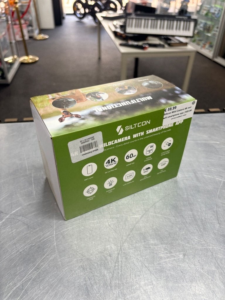Siltcon Wild Camera 4K met wifi smartphone app | NIEUW, ., Nieuw, Ophalen of Verzenden, .
