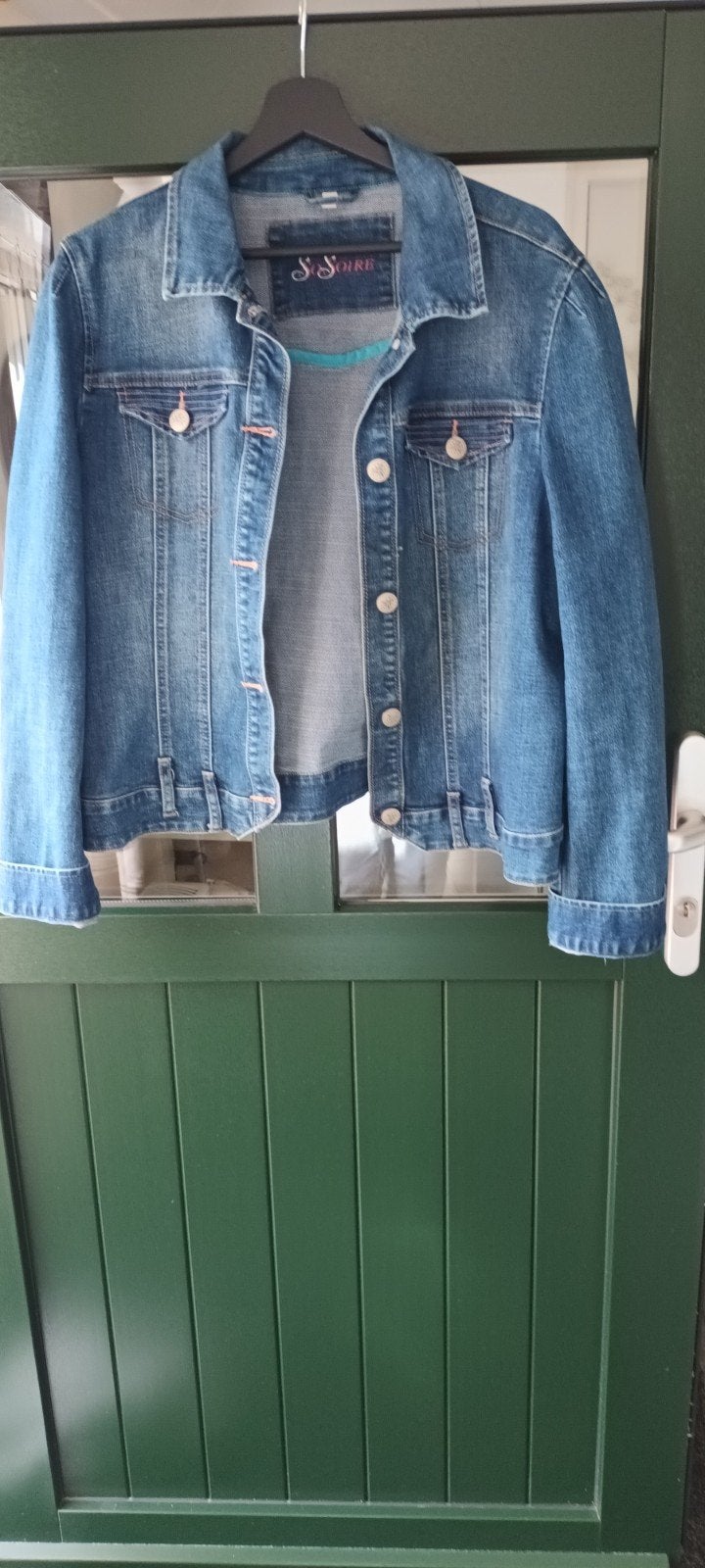 Stijlvol spijkerjack van so .soire maat xl, Blauw, Maat 42/44 (L), Ophalen of Verzenden, Zo goed als nieuw