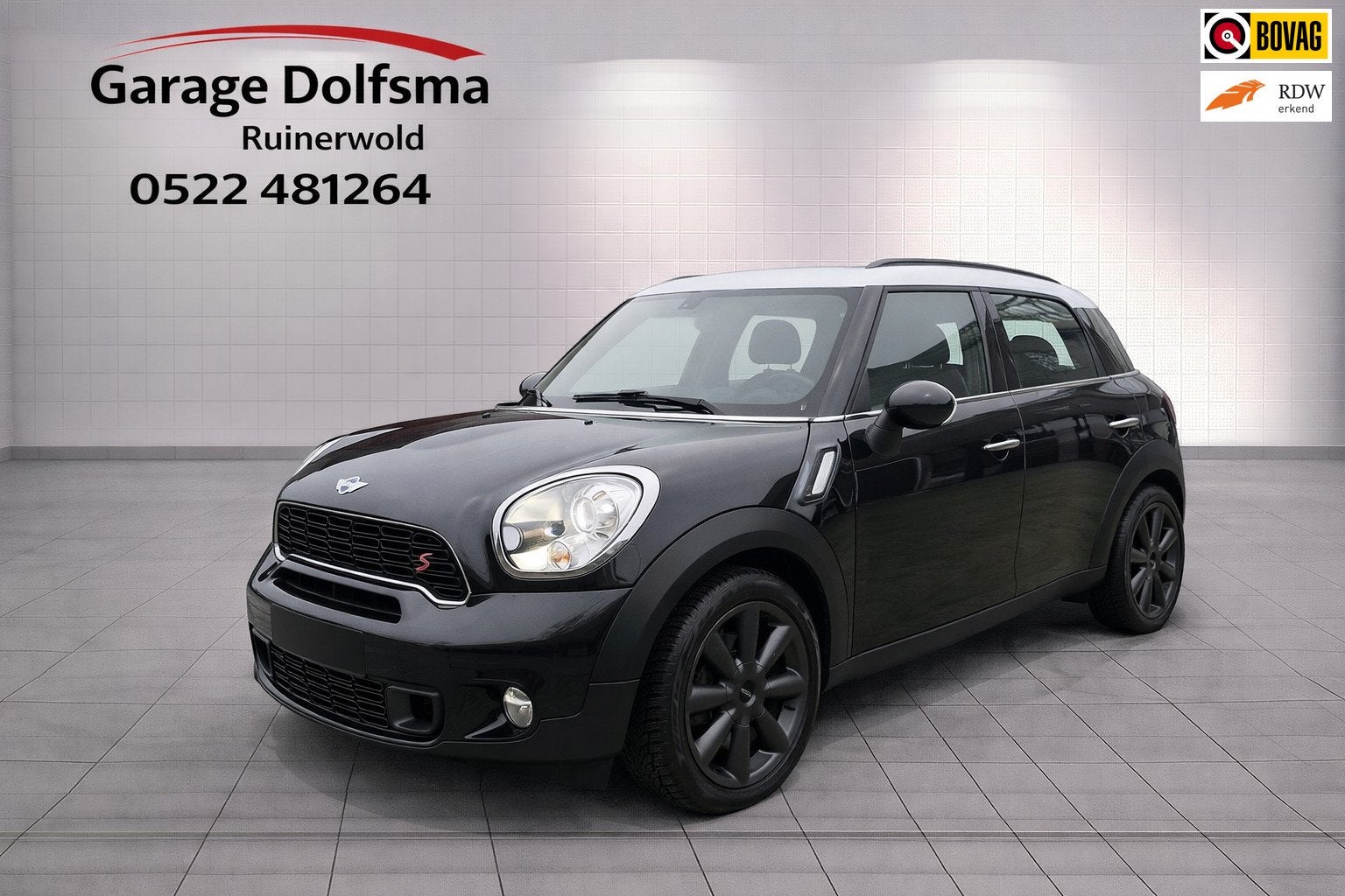 Mini Mini Countryman 1.6 Cooper S Chili -LEER-NAVIGATIE-18"-, Auto's, Mini, Voorwielaandrijving, Euro 5, Gebruikt, Zwart