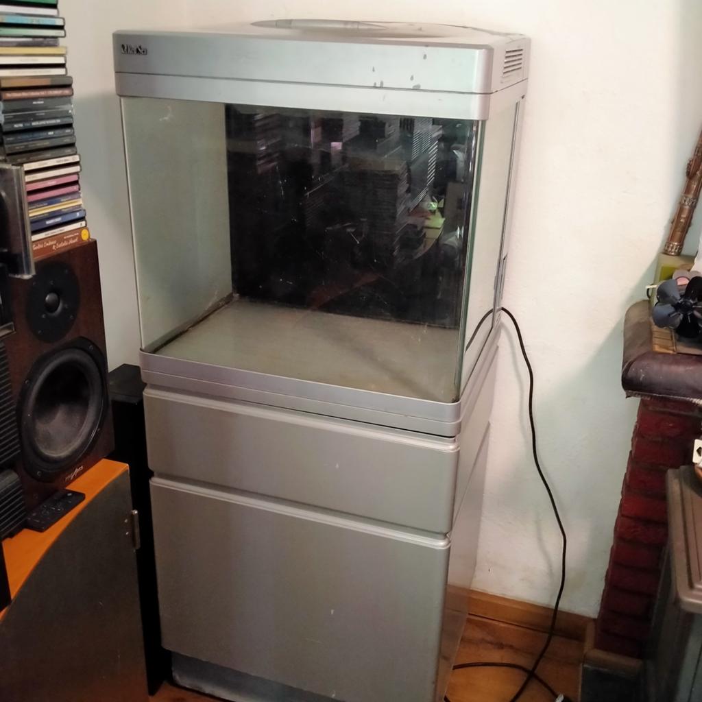 Red Sea zee aquarium unit 130L met kast, Ophalen, Red Sea, Gebruikt, Inclusief deksel