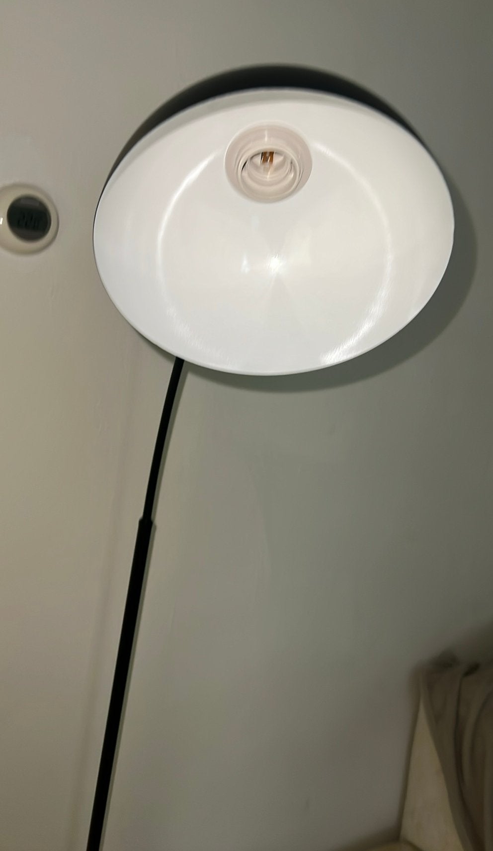 Staande lamp, Huis en Inrichting, Lampen | Vloerlampen, Ophalen, Gebruikt, Metaal, Staande lamp 💡