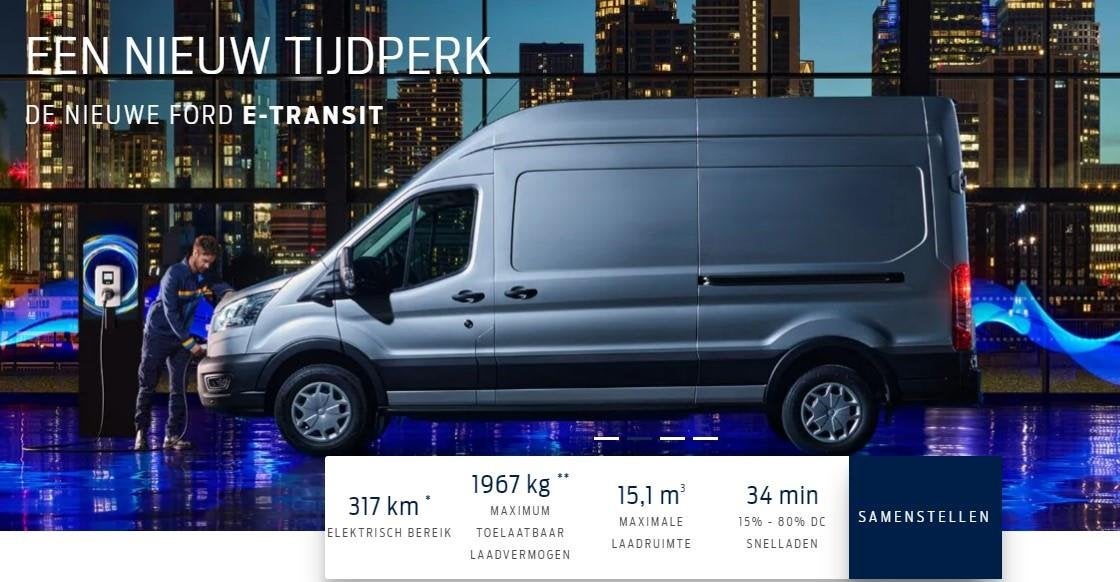 Ford E-Transit 350 L3H2 Trend 68 kWh Nu te bestellen | Finan, Auto's, Automaat, Electronic Stability Program (ESP), 10 min, Nieuw