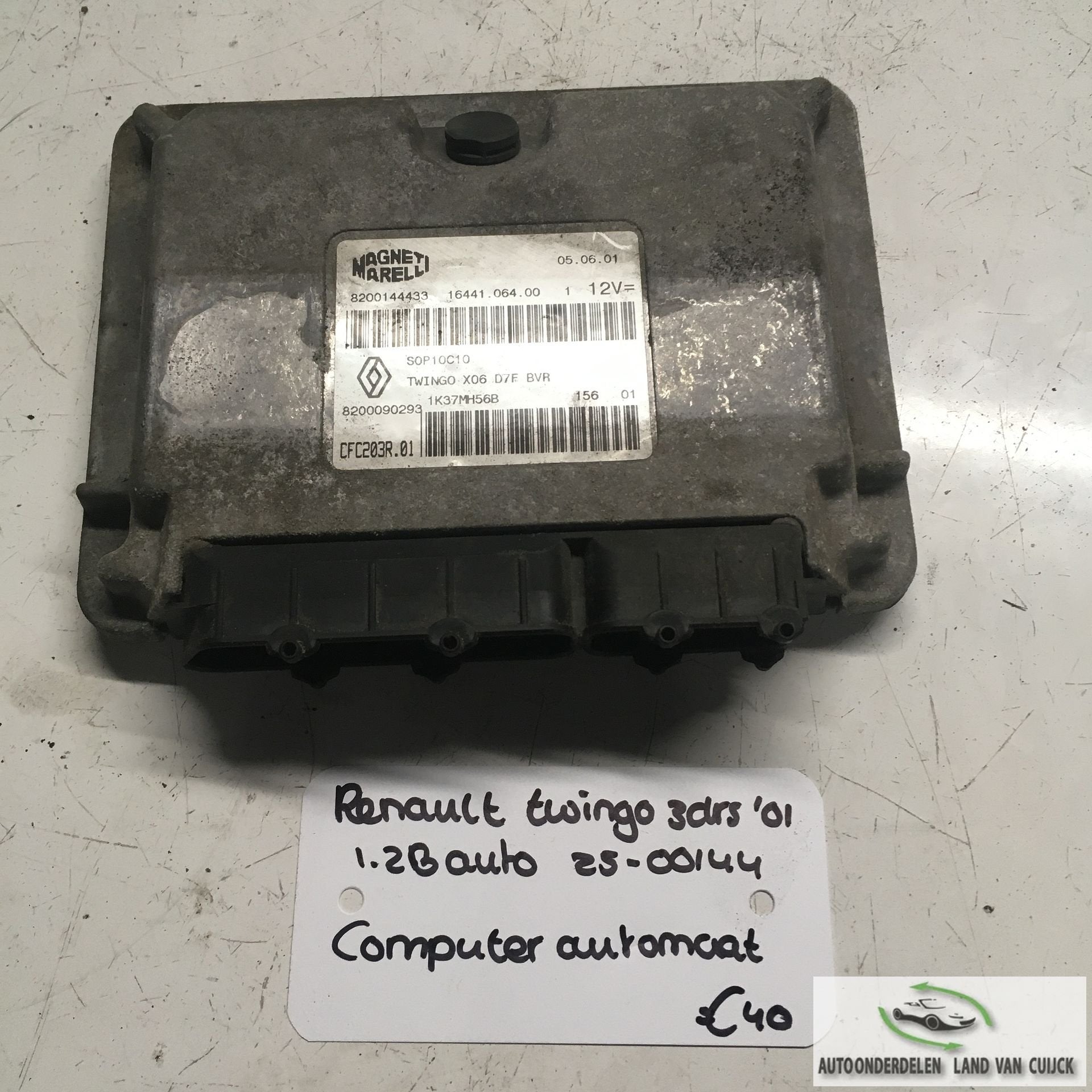 Renault Twingo 1.2 B autom.2001 2500144  Computer Automaat X