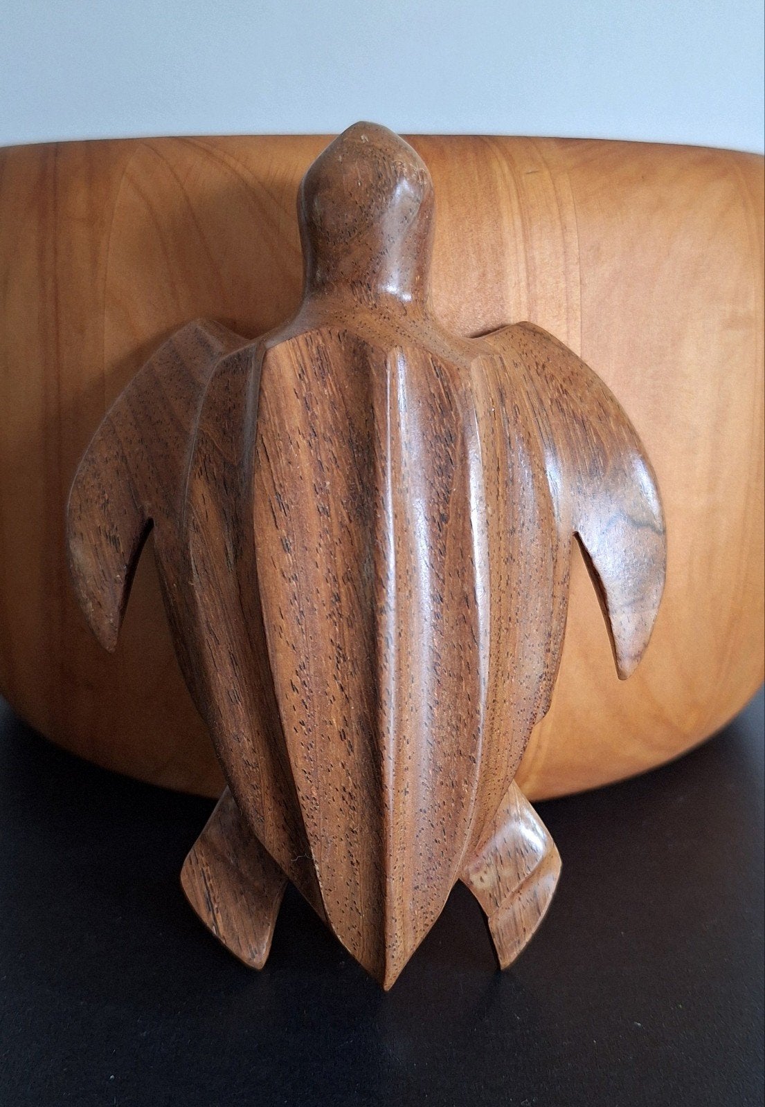 Uit hout gesneden Schildpad Costa Rica Souvenir Vintage, Ophalen of Verzenden
