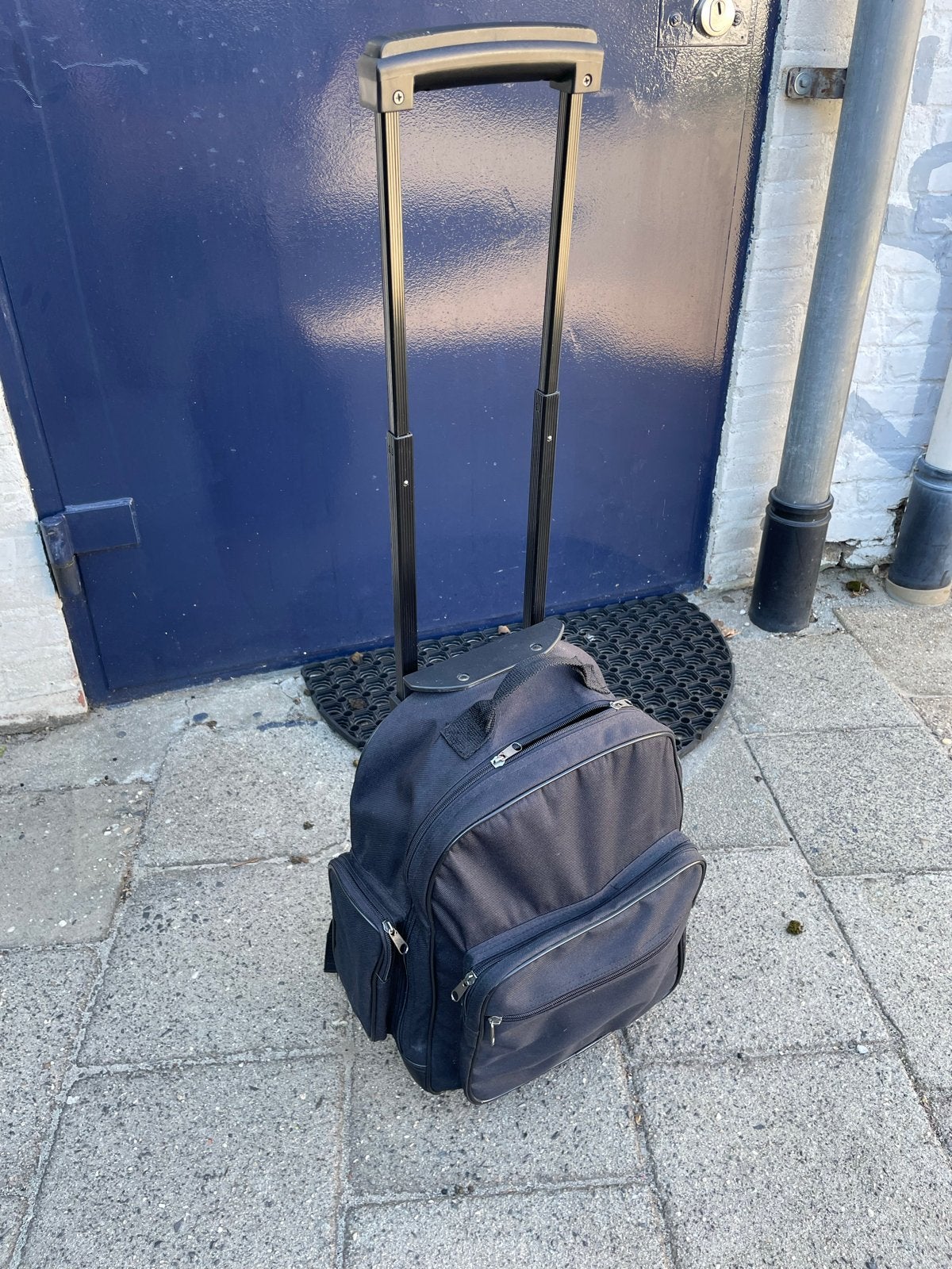 Handige Rugzak op Wieltjes - Ideaal voor Reizen en School, Gebruikt, 25 tot 40 cm, Ophalen of Verzenden, Overige merken