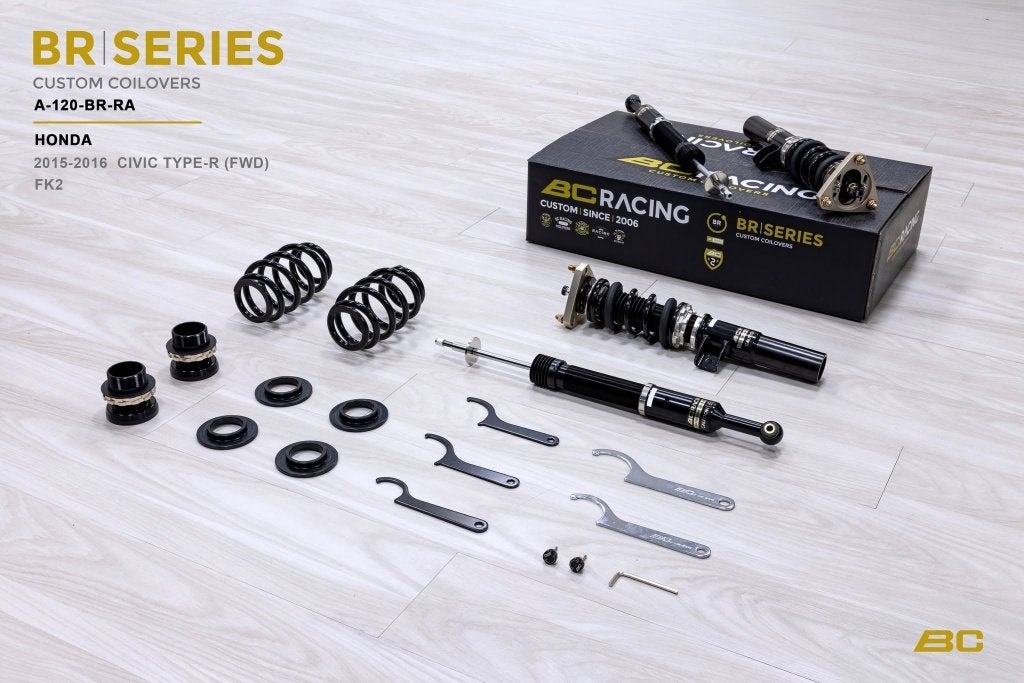 BC Racing schroefset BR-RA serie - Honda Civic FK2 Type-R, Ophalen of Verzenden