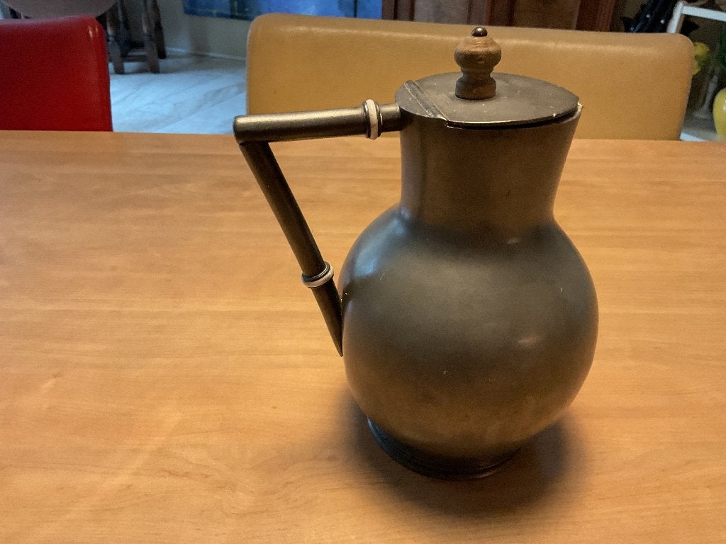 Verzilverde kan uit 1880., Ophalen of Verzenden, Zilver