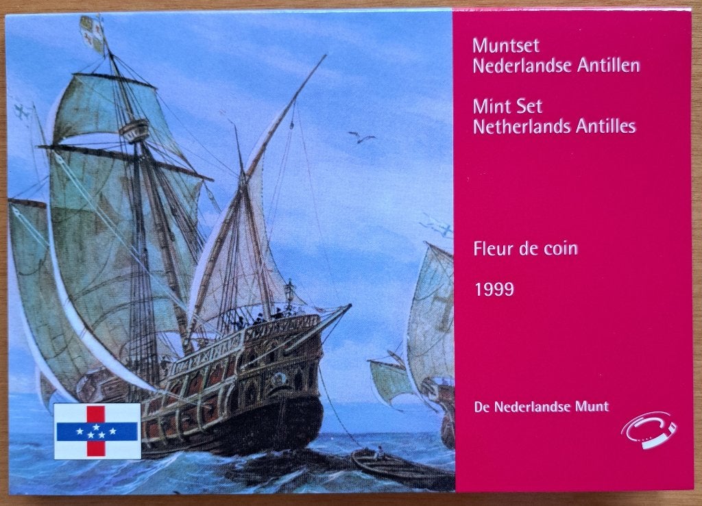 Jaarset Nederlandse Antillen 1999, Postzegels en Munten, Munten | Nederland, Ophalen of Verzenden, Koningin Beatrix, Setje
