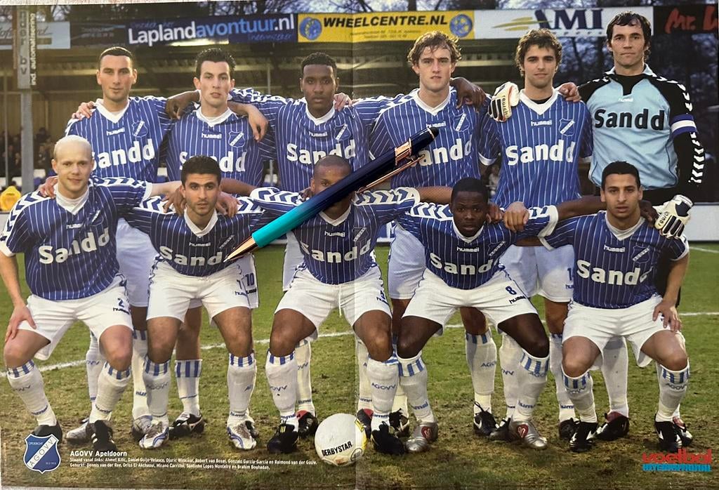 Poster AGOVV Apeldoorn uit 2006, Ophalen of Verzenden, A4 of kleiner