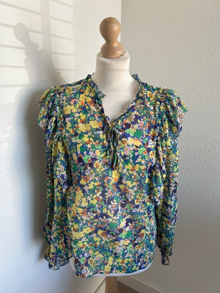 S Oliver maat 40 transparante blouse NIEUW 2122