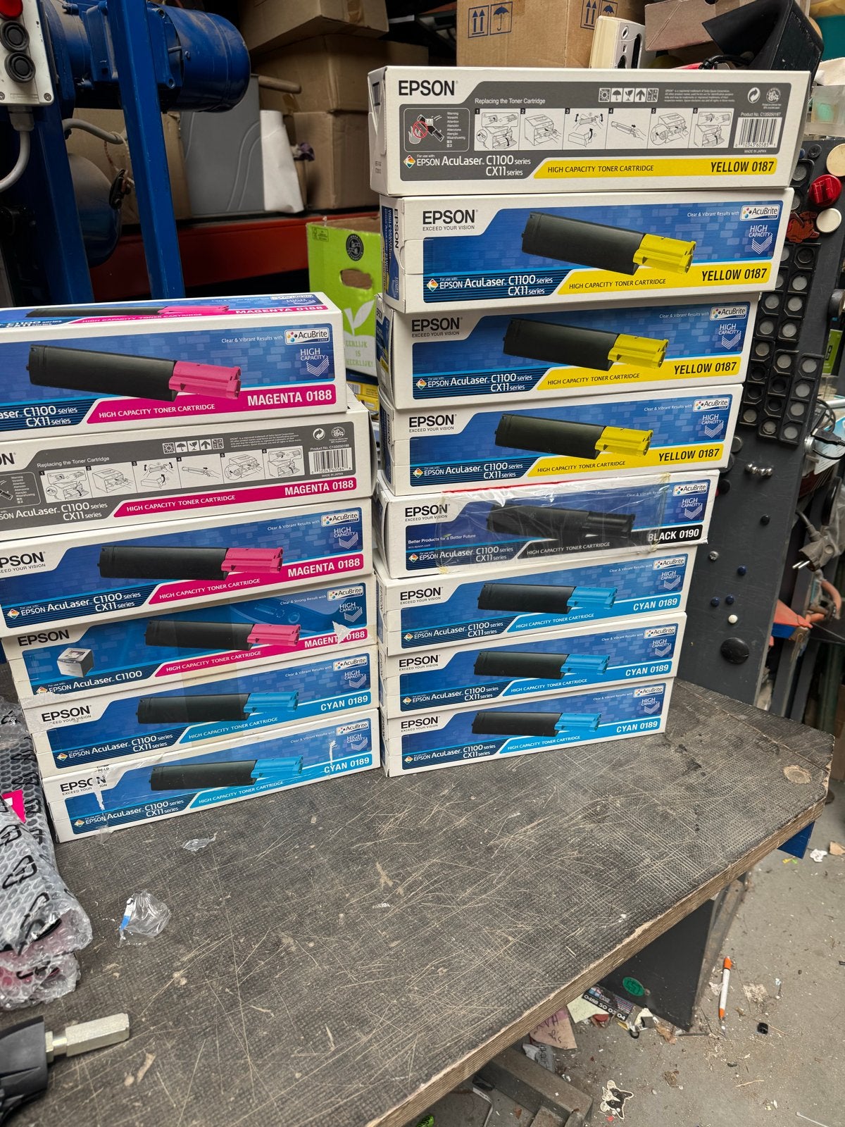 Epson AcuLaser C1100/CX11 Toner Cartridges - Diverse Kleuren, Computers en Software, Printers, Printer, Ophalen of Verzenden, Laserprinter