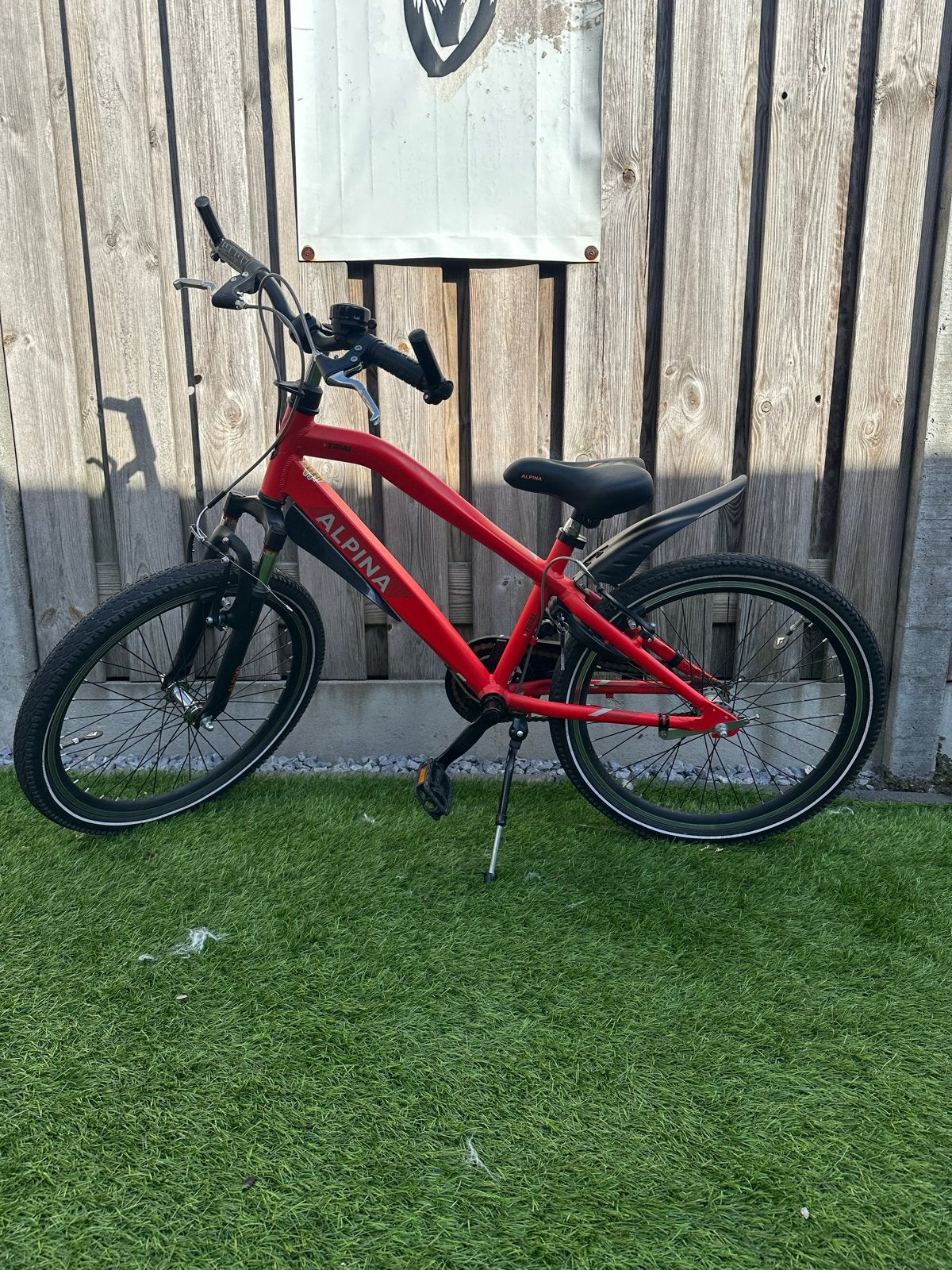 Alpina Trial 22 inch kinderfiets - Rood, Fietsen en Brommers, Ophalen, Gebruikt, Overige merken