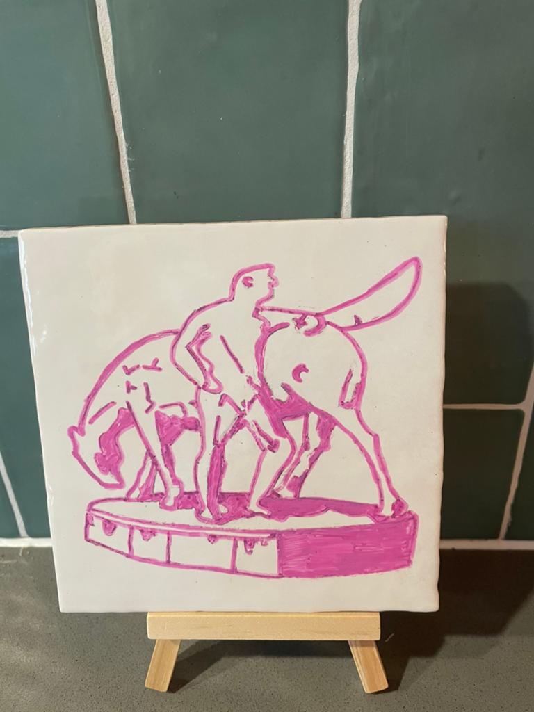 Decoratietegeltje Groningen, Ophalen of Verzenden, Nieuw