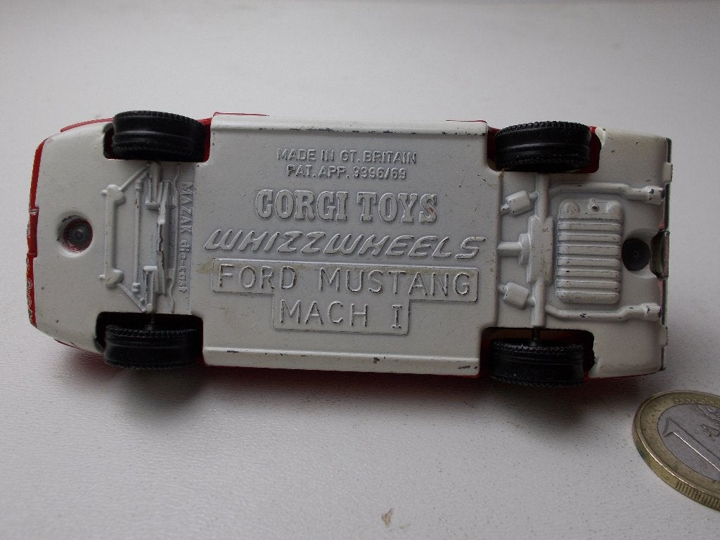 1972 Corgi Toys 391 JAMES BOND 007 FORD MUSTANG MACH 1., Ophalen of Verzenden, Zo goed als nieuw, Auto, Corgi