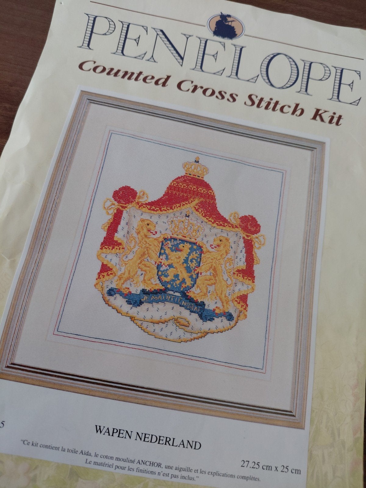 Borduurpakket - Wapen Nederland, Hobby en Vrije tijd, Ophalen of Verzenden, Nieuw, Borduurpakket