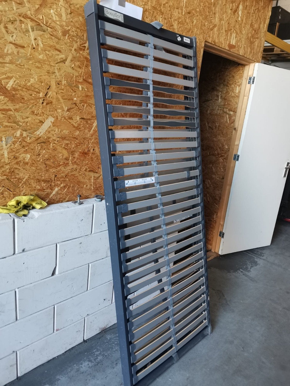 Bossflex 400 VL lattenbodem 80x210 cm, Ophalen, Gebruikt, 210 cm, Tweepersoons
