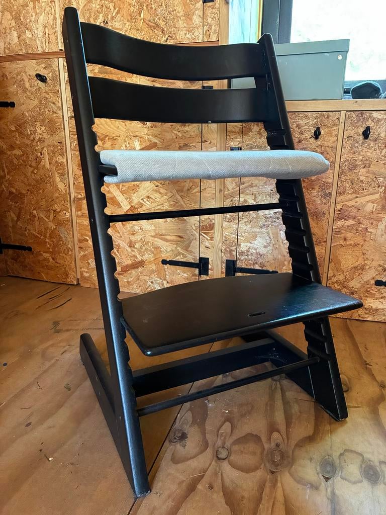 Stokke Tripp Trapp stoel met afritsbaar kussen, Ophalen of Verzenden, Gebruikt, Meegroeistoel, Stoelverkleiner