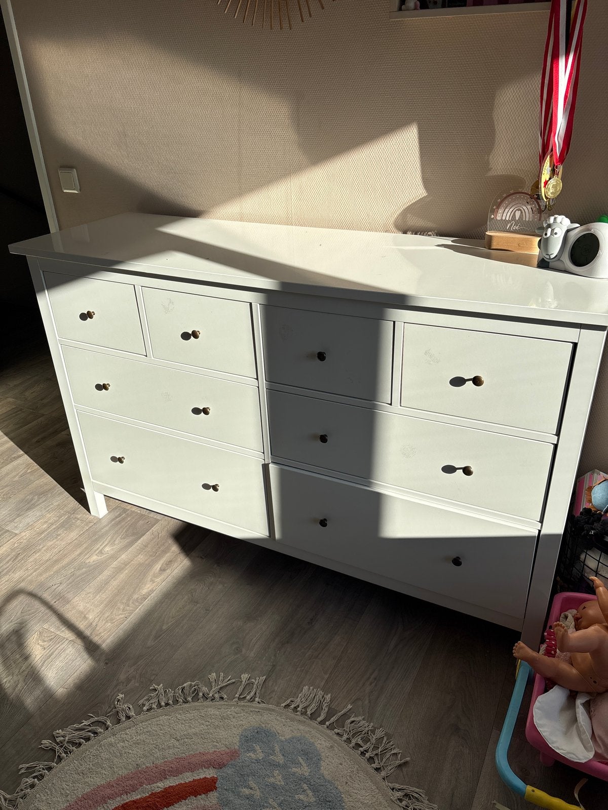 IKEA Ladekast - Commode met 8 laden, Huis en Inrichting, Ophalen, Gebruikt, 100 tot 150 cm, 5 laden of meer