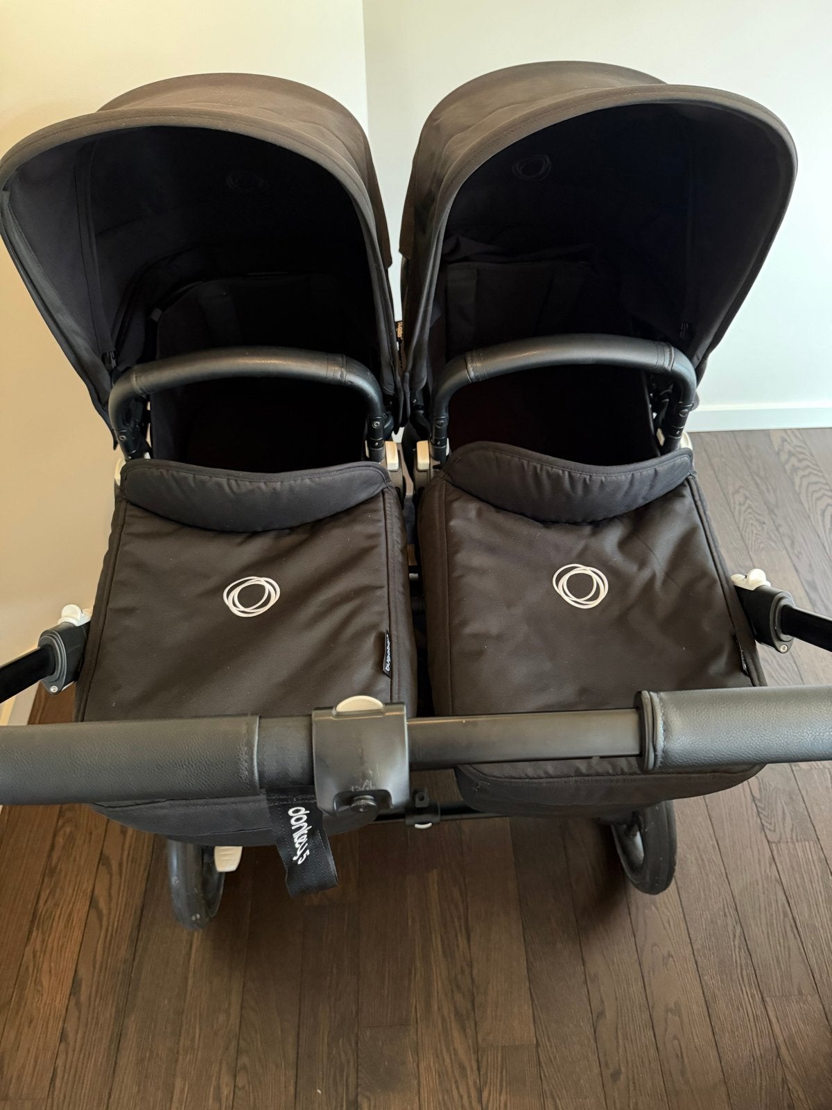 Bugaboo Donkey 5 Duo Kinderwagen - Zwart, Gebruikt, Ophalen, Kinderwagen, Duowagen