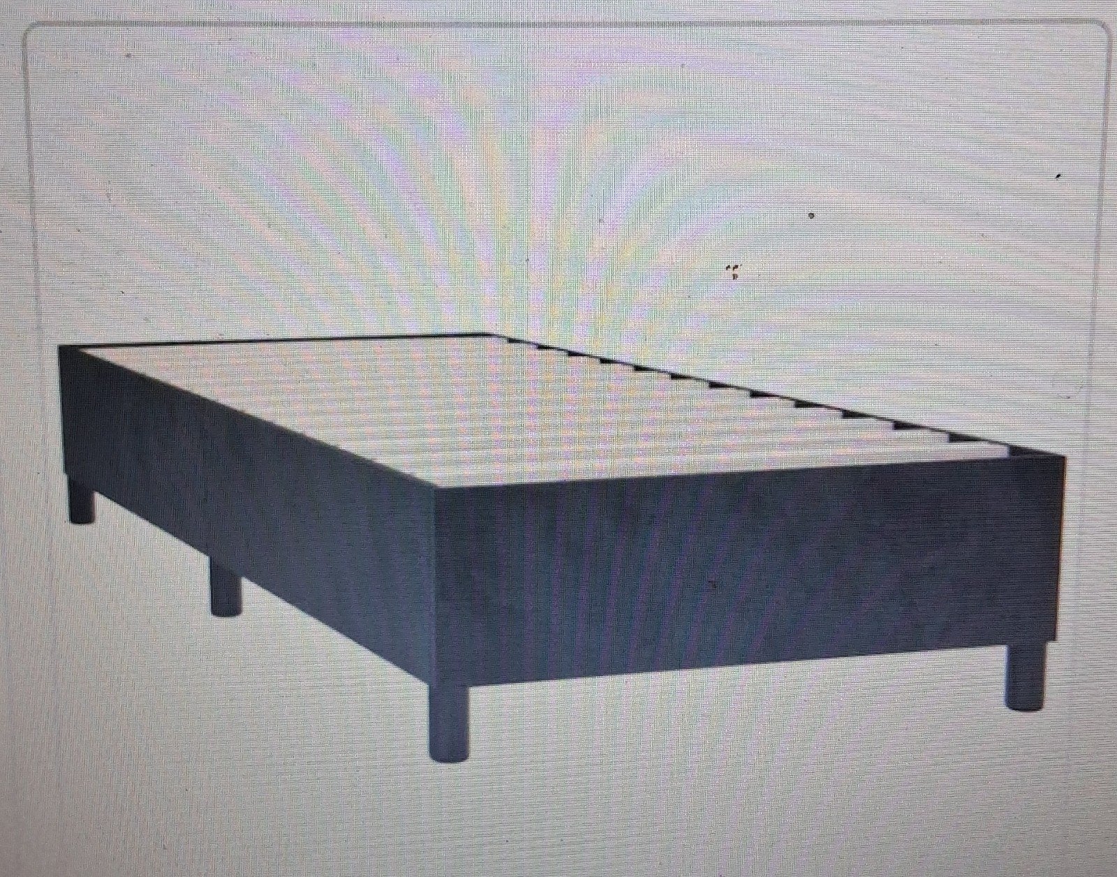 gratis boxspring onderstel 80x200 zwart, Ophalen, Eenpersoons, Hout