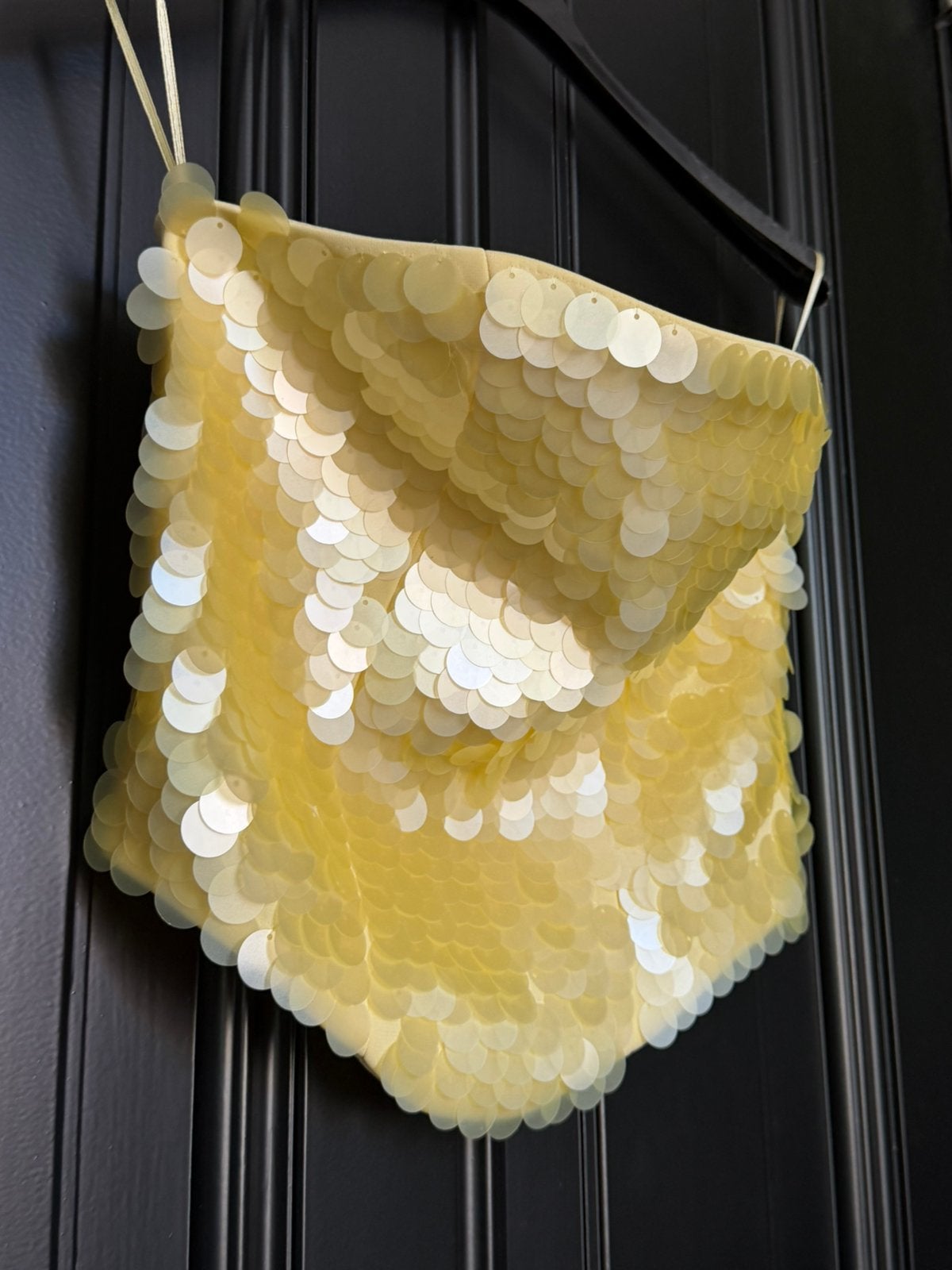 Zara mouwloze cropped bustiertop met pailletten, geel, Maat 38/40 (M), Geel, Nieuw, Ophalen of Verzenden