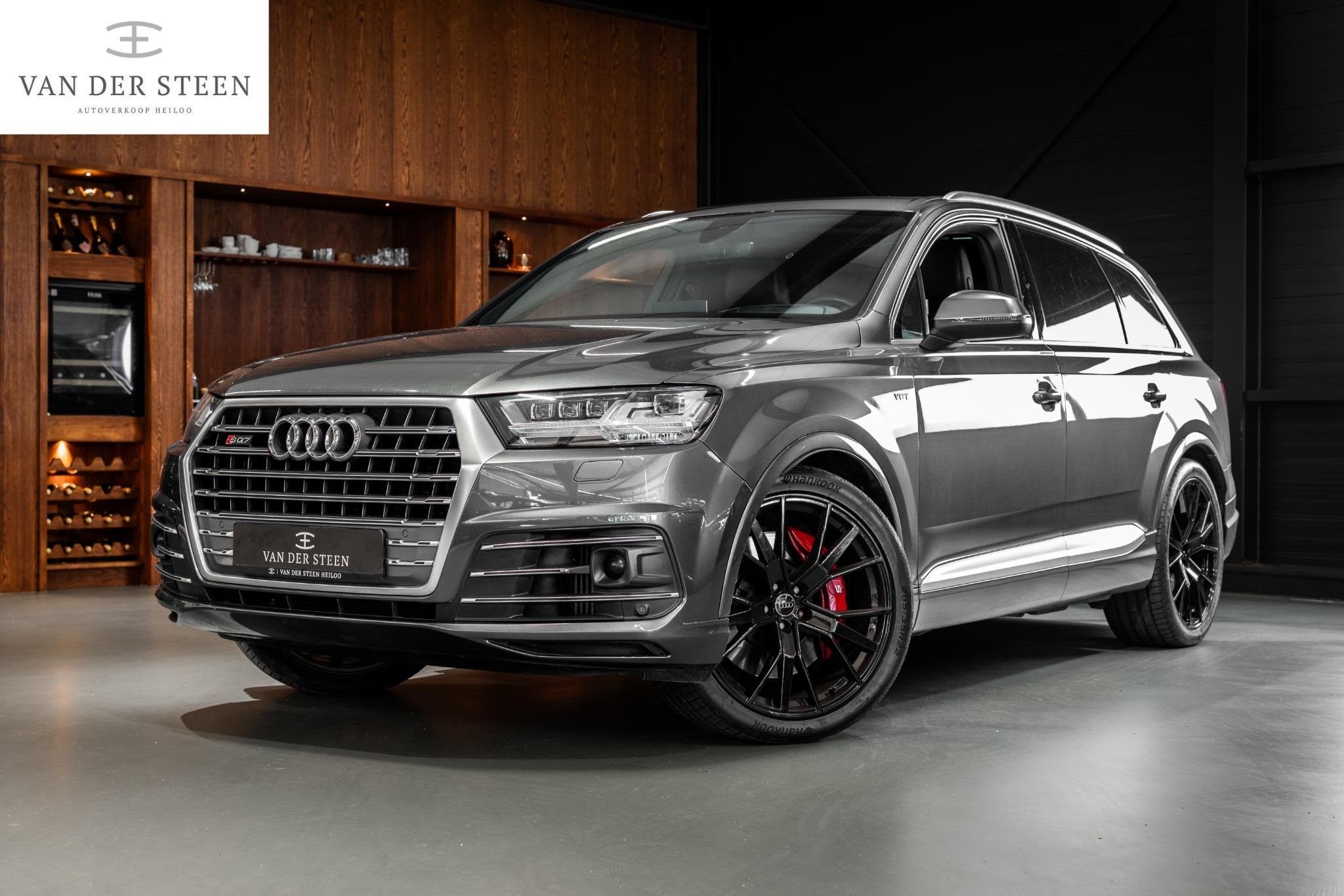 Audi Q7 4.0 TDI SQ7 quattro Pro Line + 7p Daimond seats | Pa, Auto's, 435 pk, Gebruikt, 7 stoelen, Leder