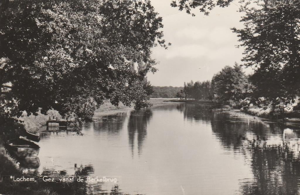 LOCHEM Gezicht vanaf de Berkelbrug, Verzenden, 1960 tot 1980, Gelopen, Gelderland