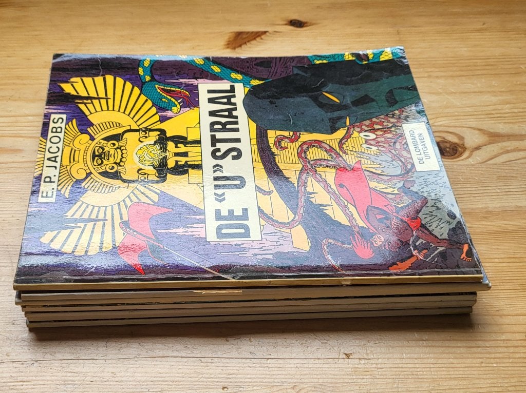 8 x BLAKE en MORTIMER, Gelezen, Ophalen of Verzenden, E.P. Jacobs, Meerdere stripboeken