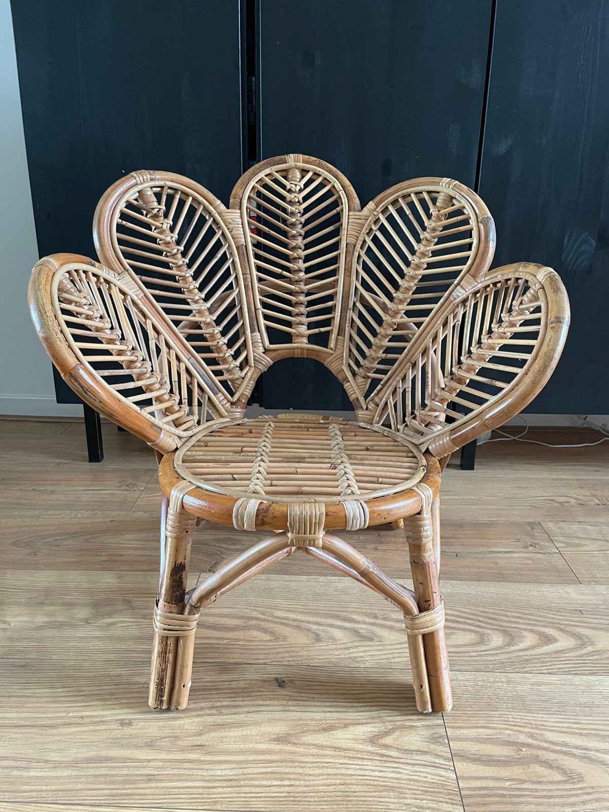 Rotan pauwenstoeltje, Ophalen, Zo goed als nieuw, Stoel(en)