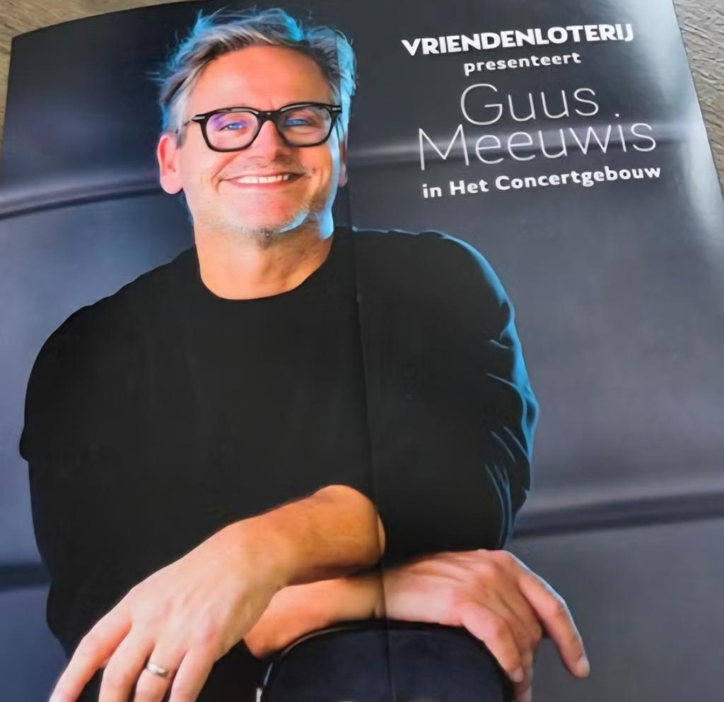 2 TICKETS GUUS MEEUWIS 26/28 JUNI CONCERTGEBOUW GEVRAAGD, Tickets en Kaartjes, Twee personen, Juni