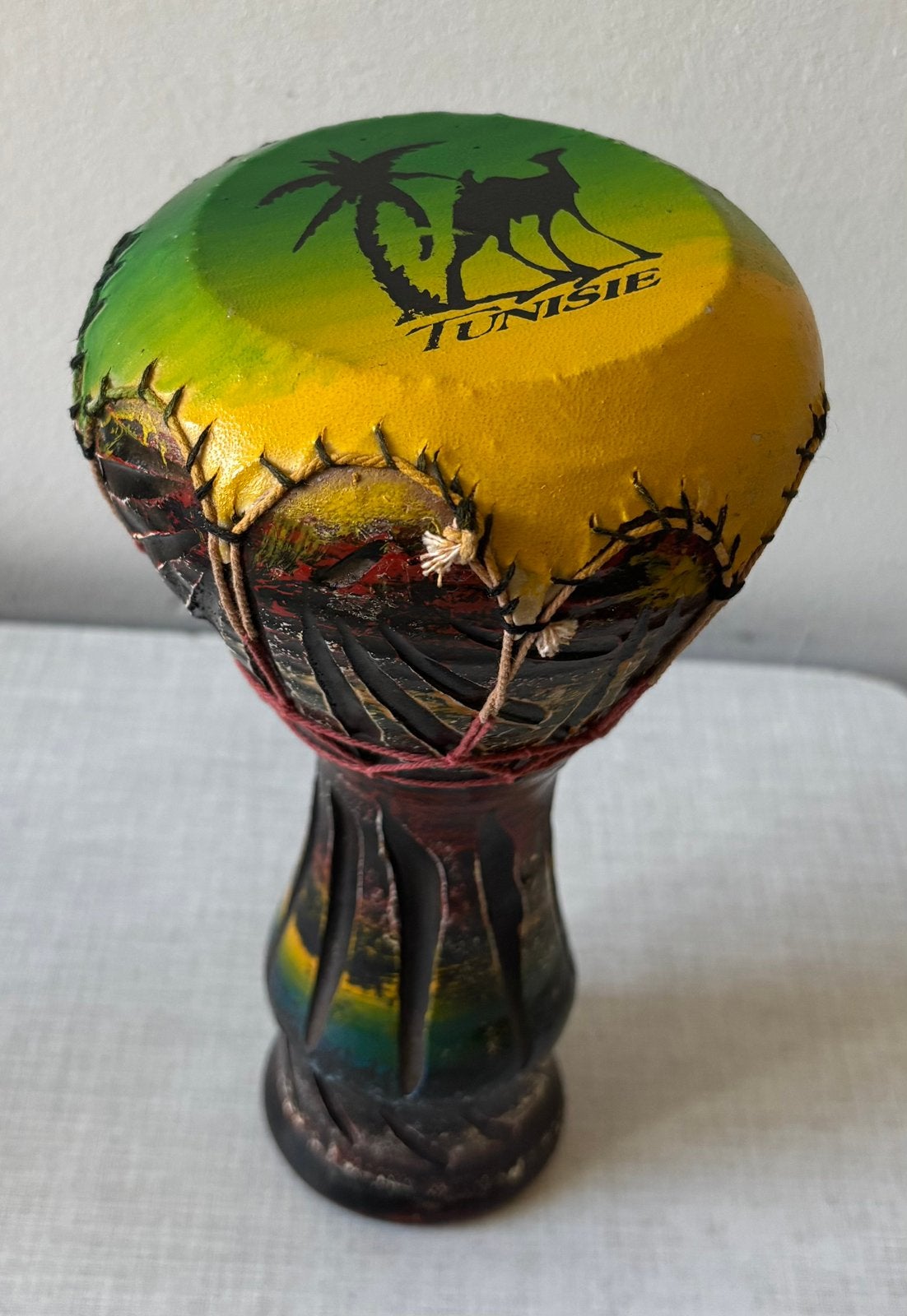 Percussie djembe trommel Tunesie, Ophalen of Verzenden, Trommel