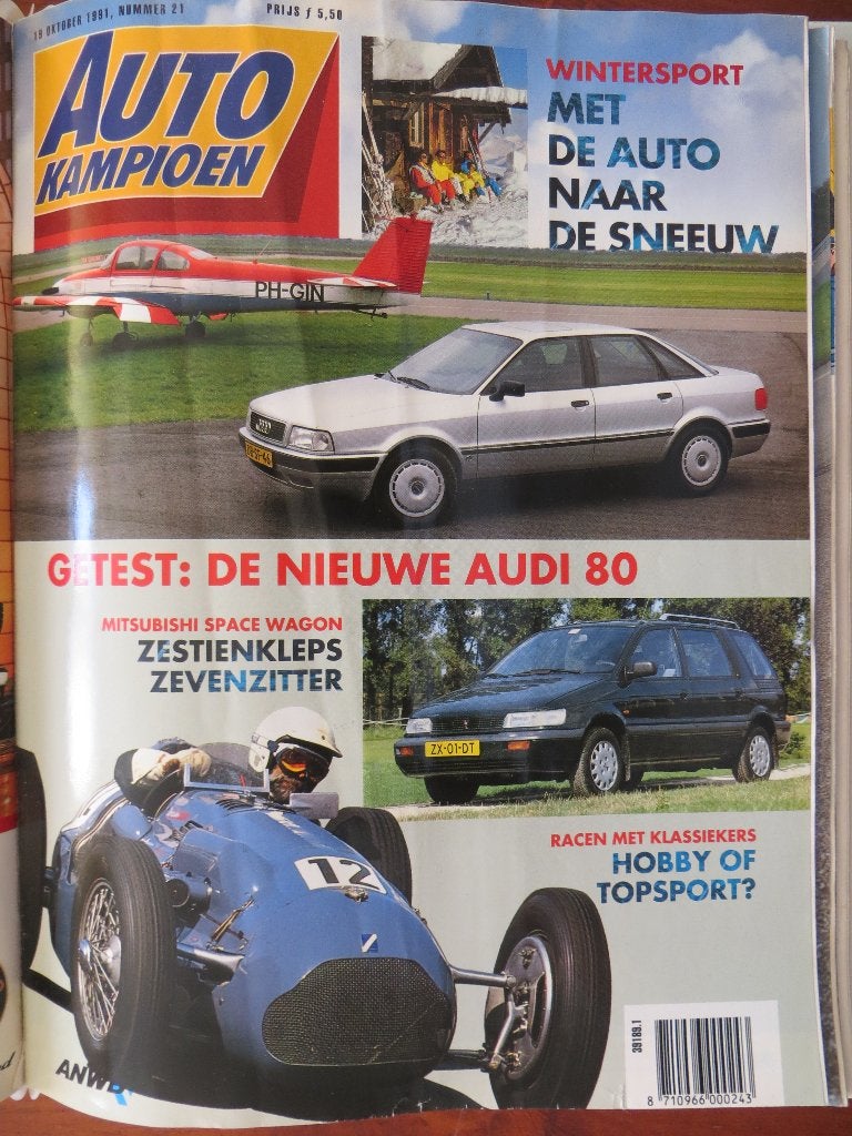 Autokampioen 21 1991 Audi 80, VW Karmann-Ghia, Space Wagon, Ophalen of Verzenden, Nieuw, Audi