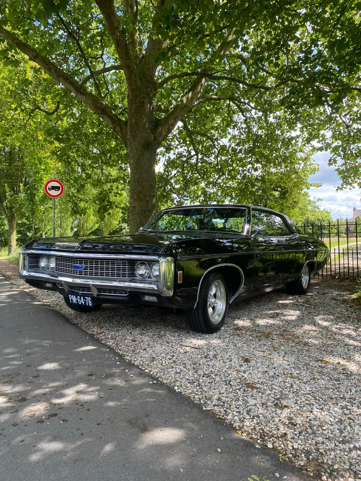 Chevrolet impala 1969 Zwart, 156 pk, Zwart, Particulier, 6 stoelen