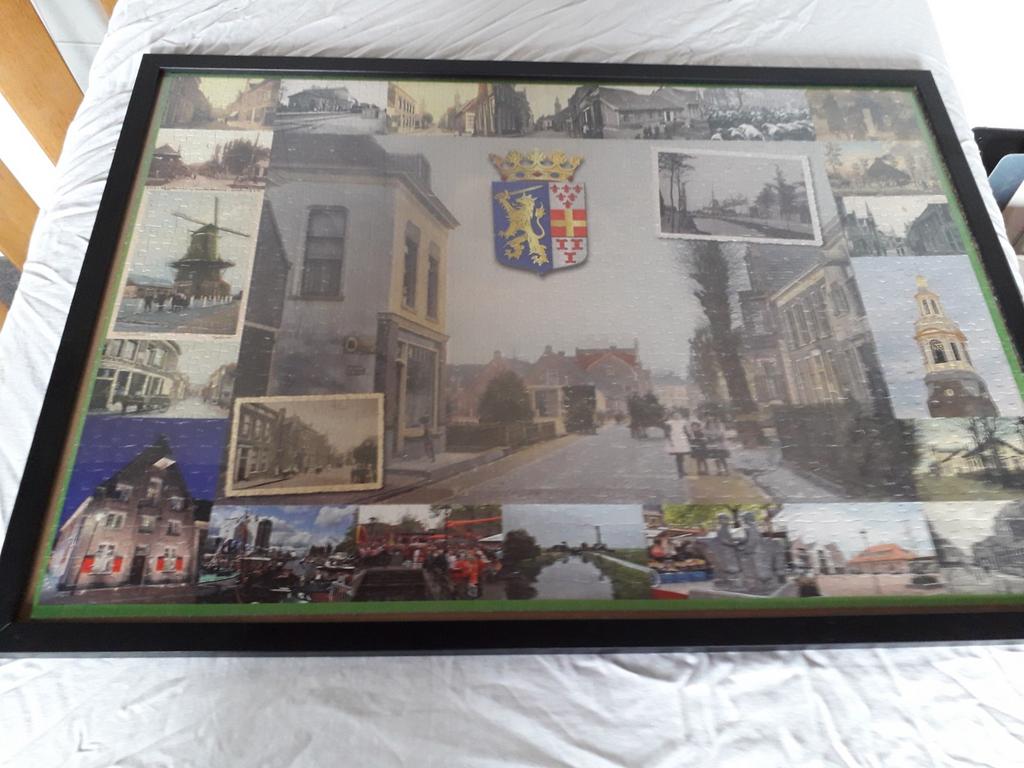 Stadsgezichten oude tijden herleven puzzel ingelijst nijkerk, Ophalen, Hout, Minder dan 50 cm, Minder dan 50 cm