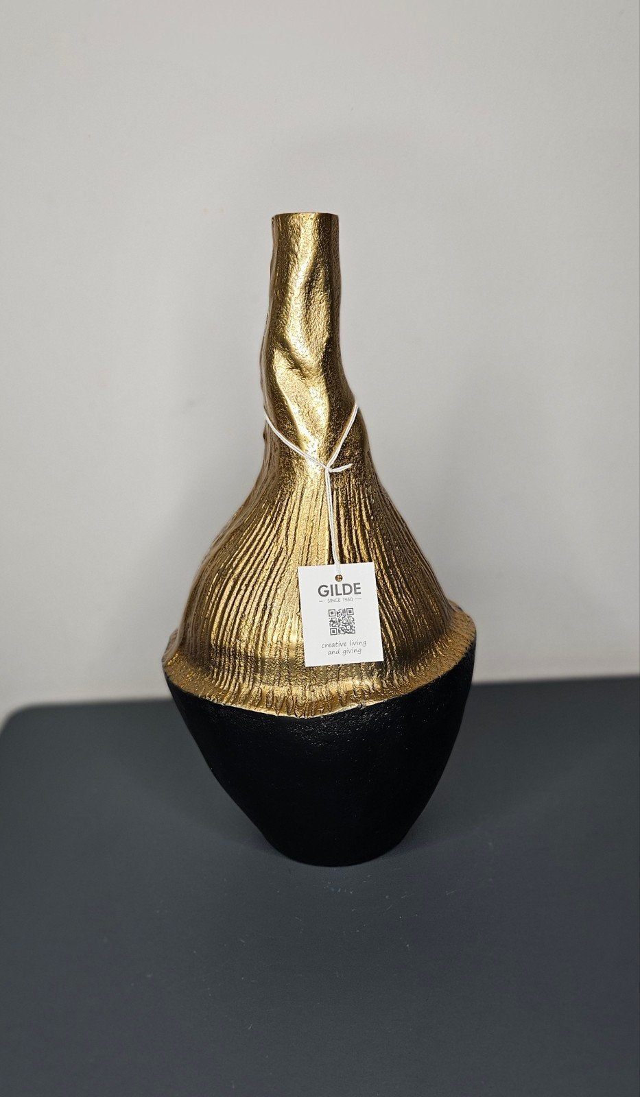 Vaas 'Bloembol' H.36cm, Gilde Handwerk, Export@Gildehandwerk.com, Nieuw, Ophalen of Verzenden